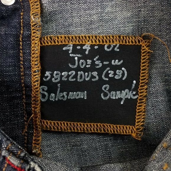 Vintage Joe's Jeans Dark Wash Straight Leg Denim Jeans Womens 26 Sample Jean - Picture 12 of 13